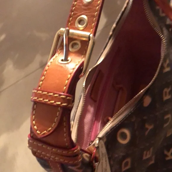 Dooney & Bourke Brown Shoulder Bag - Picture 4 of 12